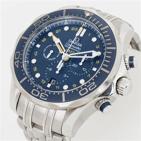 omega seamaster diver 300m gmt chronograph|omega seamaster 300 chronograph review.